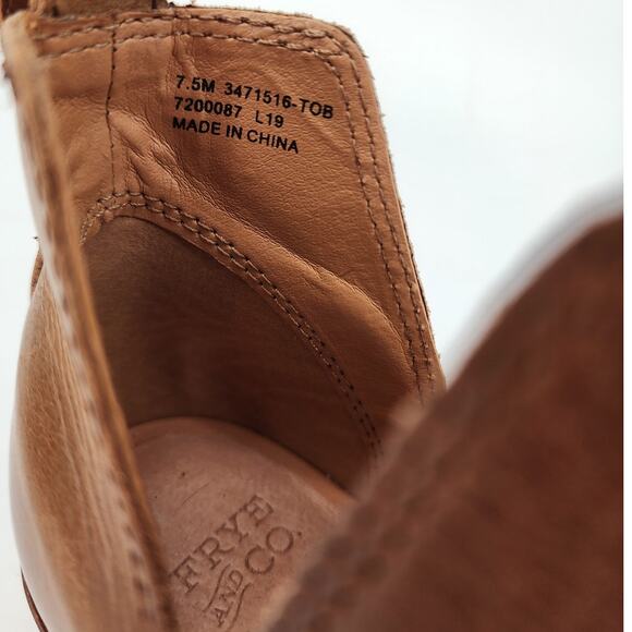 Frye and Co. Tob Leather Cutout Booties Women’s 7.5M NWOT - Picture 8 of 13